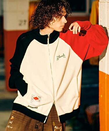 【glamb(グラム)】【予約販売5月上旬～中旬入荷】 Knit Track Jacket ニットトラックジャケット(GB0226-KNT02)