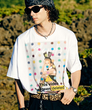 【glamb(グラム)】【予約販売5月上旬～中旬入荷】 Bunny Girl T-Shirt バニーガールTシャツ(GB0226-CS24)