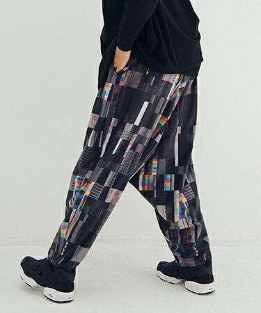 【STOF(ストフ)】【予約販売8月中旬～下旬入荷】Glitchcheck Wide Pants ワイドパンツ(SF26AW-16)