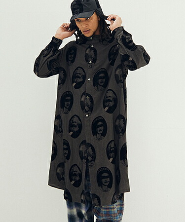 【STOF(ストフ)】【予約販売8月中旬～下旬入荷】Anarchy-Flocky Dress Shirts シャツコート(SF26AW-08) 24,420円