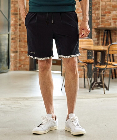 【Maison code 13(メゾンコードサーティーン)】【予約販売5月下旬～6月上旬入荷】cool material bandana shorts ショートパンツ(M26S-16)