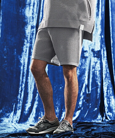 【ANGENEHM(アンゲネーム)】Sheer Mesh Airy Knit Shorts ショートパンツ(AG06-004scg)｜CAMBIO
