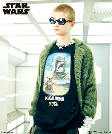 【glamb(グラム)】【予約販売9月上旬~中旬入荷】The Mandalorian and Grogu-T-shirt マンダロリアンアンドグローグー-Tシャツ(GB0326-SW03)|CAMBIO
