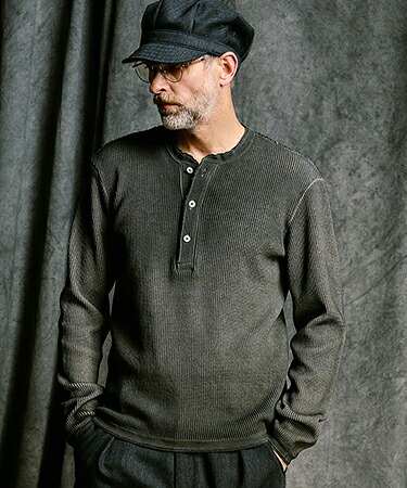 【wjk】【予約販売10月中旬～下旬入荷】 waffle henley L-S ヘンリーネックカットソー(7140 wf19j) 16,060円