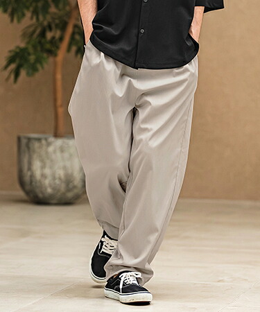 【CAMBIO(カンビオ)】Stretch Crinkle Straight Easy Pants イージーパンツ(S64926cmb)|CAMBIO