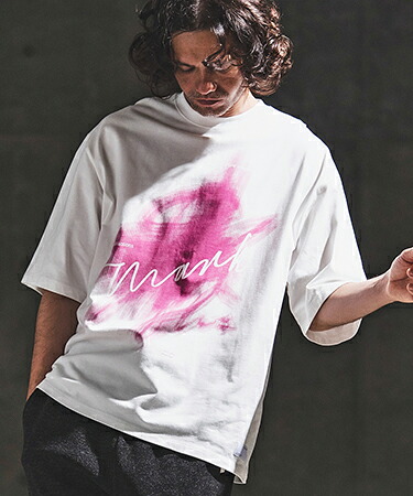 【GLIMCLAP(グリムクラップ)】【予約販売4月下旬～5月上旬入荷】 Graphic Art Print T-shirt プリントTシャツ(202-058-gls-cg)