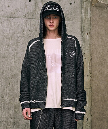 【A Good Bad Influence(ア グッド バッド インフルエンス)】【予約販売9月中旬～下旬入荷】ULTIMATE COMFORT ZIP HOODIE ジップパーカー(AGBI-26AW-HD01)