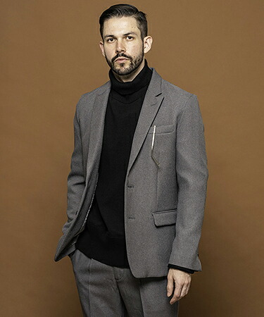 【MROLIVE(ミスターオリーブ)】【予約販売9月上旬～中旬入荷】RETORO POLYESTER TWILL - 2B SEMI PEAKED LAPEL JACKET ジャケット(M-18101)｜CAMBIO