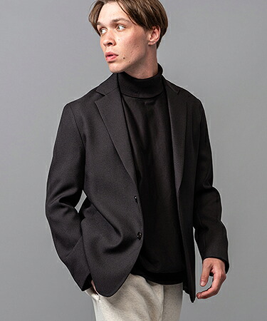 【MROLIVE(ミスターオリーブ)】【予約販売9月上旬～中旬入荷】RETORO POLYESTER TWILL - MINIMUM JACKET テーラードジャケット(M223116)