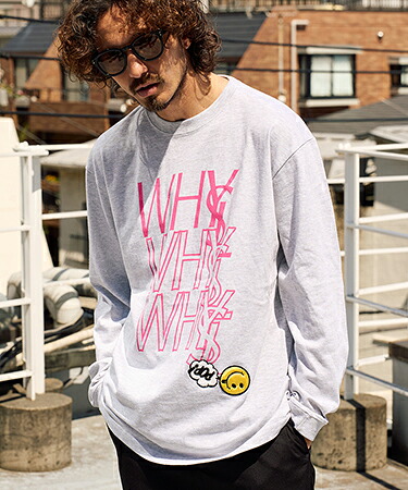 【STUD MUFFIN(スタッドマフィン)】【予約販売8月中旬~下旬入荷】 5.6ozコットン天竺 WHYSL-サガラパッチワークLS Tシャツ(624-02906)|CAMBIO