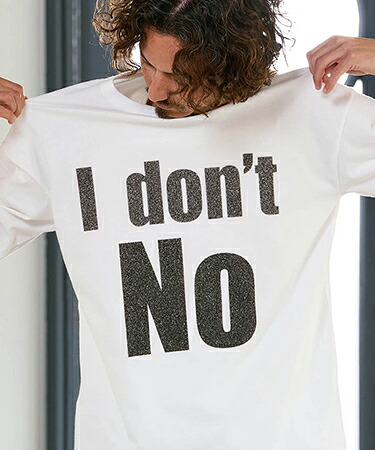 【Chester(チェスター)】 I dont No メッセージプリント ビッグTシャツ(10028)|CAMBIO