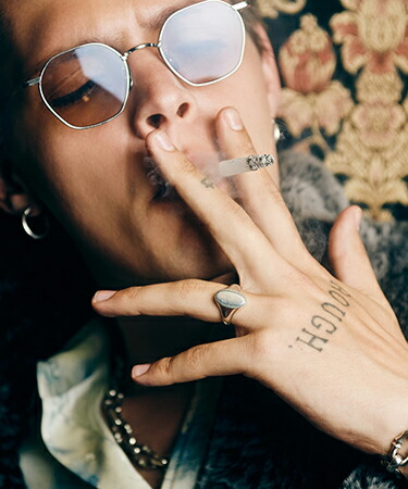 【glamb(グラム)】【予約販売8月下旬～9月上旬入荷】Evil Eye Silver Ring イービルアイシルバーリング(GB0326-AC18)｜CAMBIO