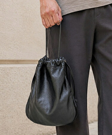 【LESS DESIGN(レスデザイン)】【予約販売10月中旬～下旬入荷】 「-LESS PREVAIL」Revive 巾着バッグ(PSTB-6007)｜CAMBIO