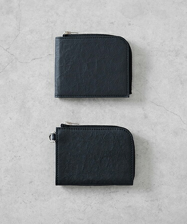 【SENTI(センティ)】【予約販売10月上旬~中旬入荷】 Dyneema Leather BIFOLD ZIP WALLET 超軽量ダイニーマレザー 2つ折りLジップ ウォレット(SENTI-3054)|CAMBIO
