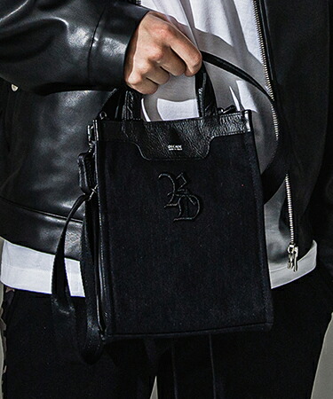 【RESOUND CLOTHING(リサウンドクロージング)】【予約販売9月中旬~下旬入荷】denim mini tote bag デニムミニトートバッグ(RC41-BAG-001RD)|CAMBIO
