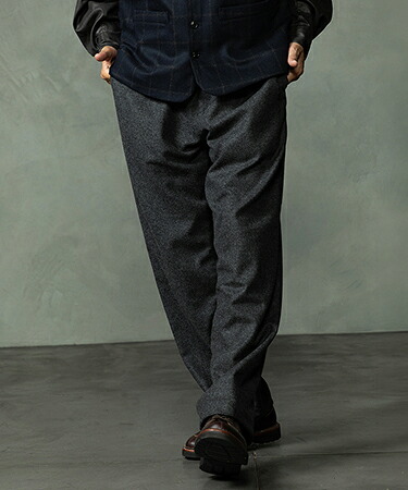 【EGO TRIPPING(エゴトリッピング)】【予約販売11月中旬～下旬入荷】WOOLBASTE TROUSERS ウールパンツ(626752)｜CAMBIO