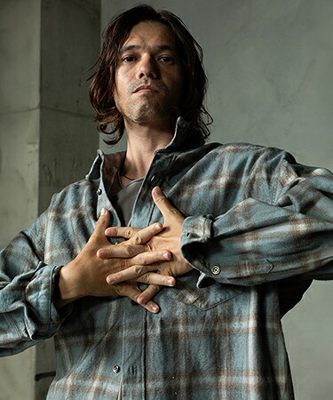 【EGO TRIPPING(エゴトリッピング)】【予約販売11月上旬～中旬入荷】HAZE FLANNEL SHIRTS dirty フランネルシャツ(616751)｜CAMBIO