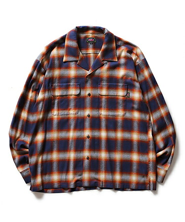 【ROTAR(ローター)】【予約販売10月中旬～下旬入荷】 Shaggy Ombre Open Collar Shirt オープンカラーシャツ(rt2654010)｜CAMBIO