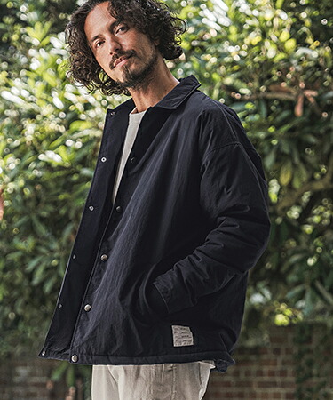 【wjk reluxe】【予約販売11月上旬～中旬入荷】 Shrink Nylon Coach Jacket コーチジャケット(WR26W-04)｜CAMBIO