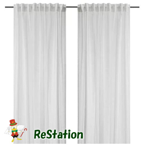 楽天市場 Ikea Original Lill リル ネットカーテン1組 ホワイト 280x250 Cm Shop Polori 楽天市場店