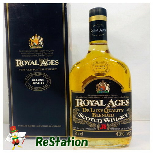 【未成年の飲酒は法律で禁じられています】ロイヤル エイジ 750ｍｌ 43度Ｊ＆Ｂスコッチウイスキー箱あり