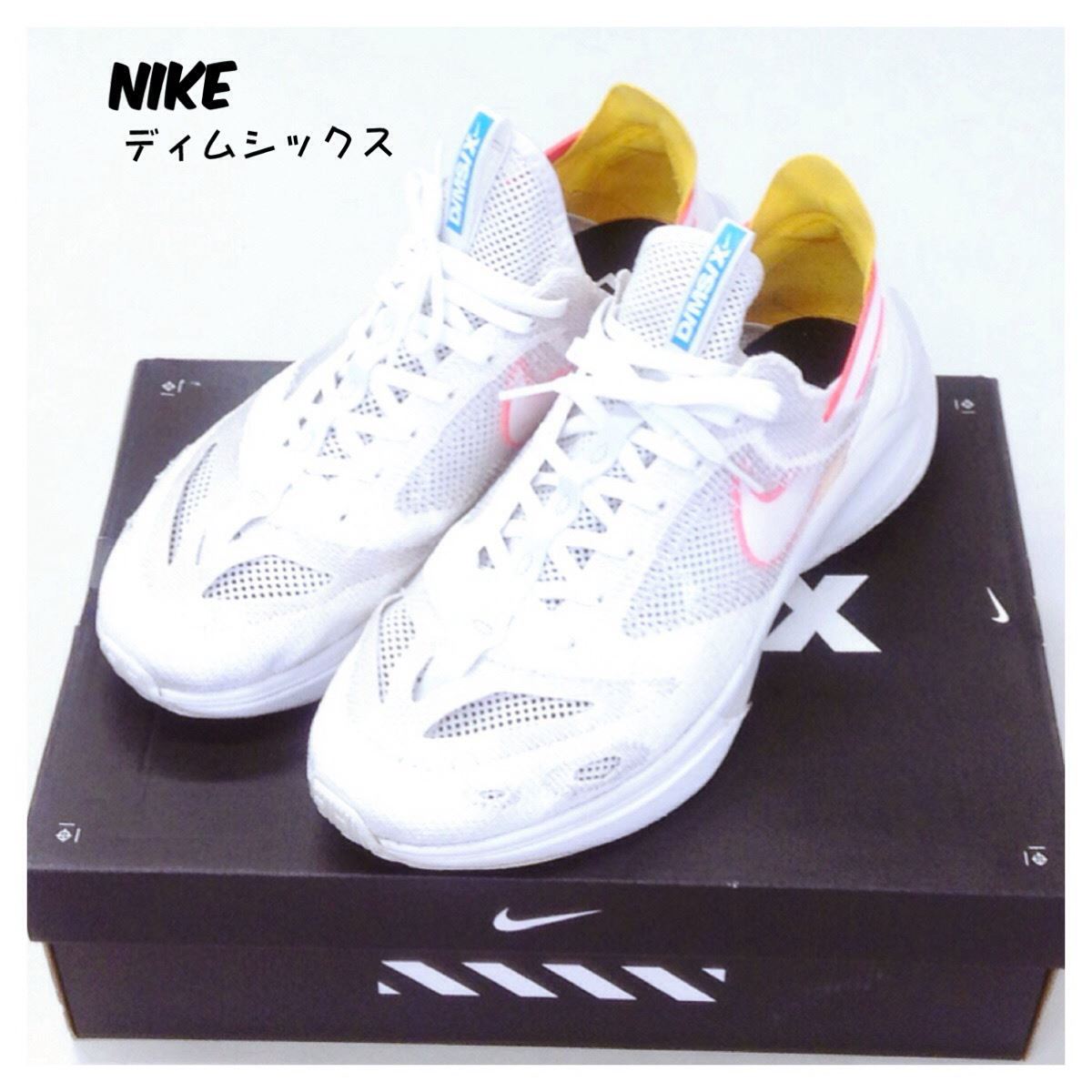 【中古】【送料無料】ナイキ NIKE ディムシックス N110 D/M/S/X AT5405-002 ホワイト メンズ サイズ28.5