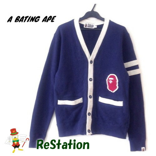 楽天市場】アベイシングエイプ ニット カーディガン メンズ 【 A