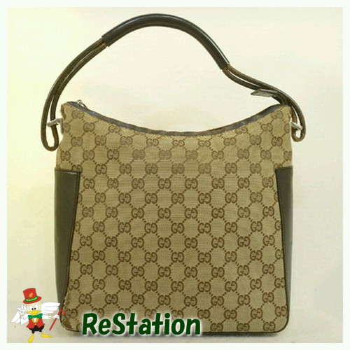 【中古】GUCCI グッチ セミショルダーバッグ 001.3766.2123 ブラウン 9,088円