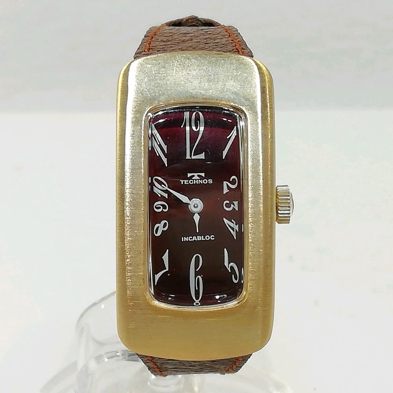 稼働 TECHNOS 腕時計 銀無垢 ダイヤモンド シルバー925 スモセコ b HA-4953| テクノス シルバー925 銀無垢 ボーイズモデル ワン
