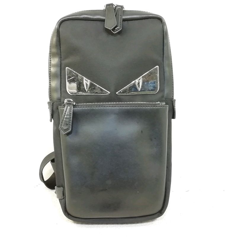【中古】FENDI フェンディ 上半身御徒面子 7VZ033 A2FT 188・8465 バグズアイ