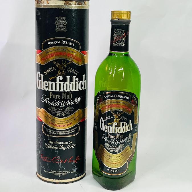 古酒Glenfiddich シングルモルトウイスキー 750ml 43% 楽天市場】【レトロ：SPECIAL OLD RESERVE表記】グレンフィ
