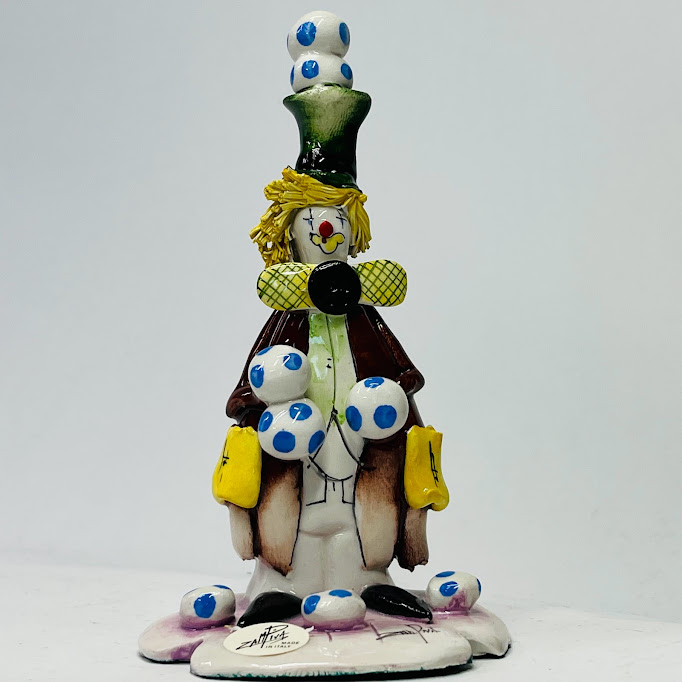 楽天市場】ピエロ 陶器 置物 ノベルティ 人形 オブジェ pierrot