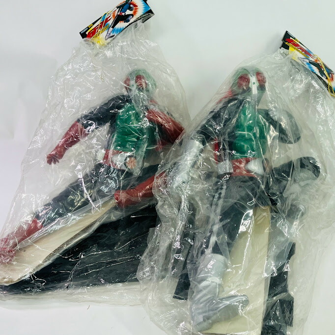 【未開封べたあり】仮面ライダー ビッグサイズソフビフィギュア ライダーキックver. 全2種セット バンプレスト 【非売品/絶版品】 7,992円
