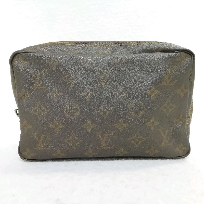 【中古】LOUIS VUITTON モノグラム M47524 トゥルース・トワレット23 化粧ポーチ★難あり
