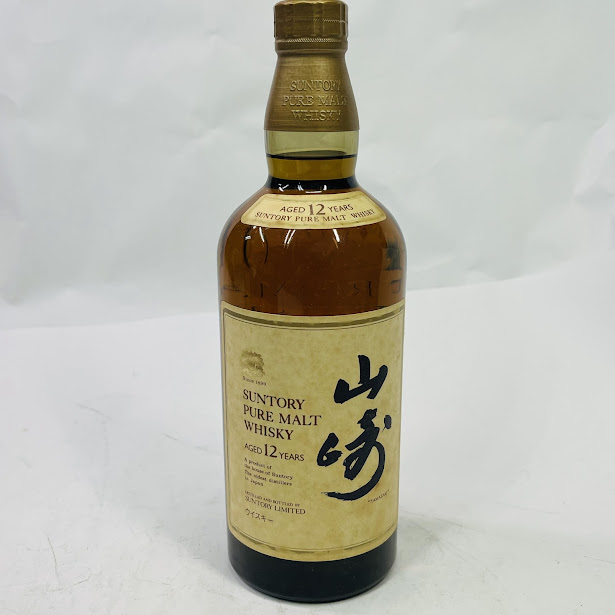 楽天市場】【レトロ】サントリー ピュアモルトウイスキー 山崎12
