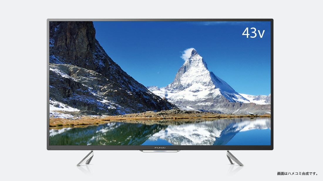 楽天市場】フナイ製/2021年式/43型/液晶カラーテレビ/FL-43U3030