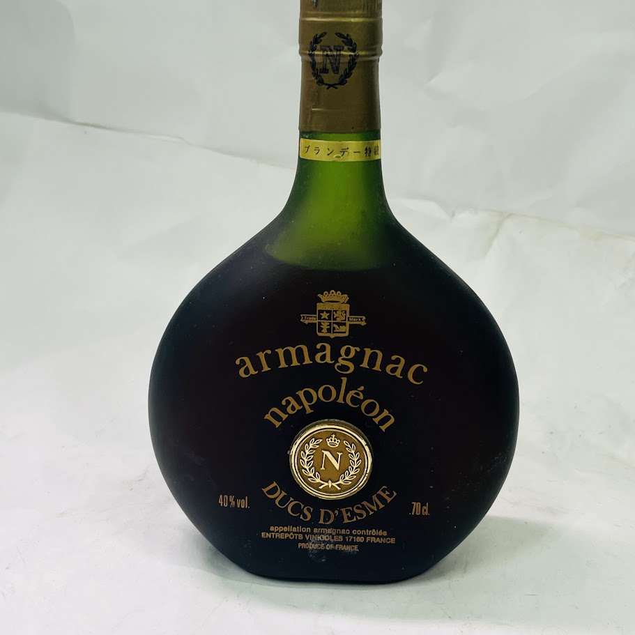 DE LUZE XO コニャック ミニボトル付き　値下げしました。 送料込み 未開栓 Hennessy X O コニャック 金キャップ クリア