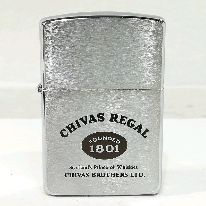 【未使用品】【送料無料】ZIPPO オイルライター シーバスリーガル CHIVAS REGAL FOUNDED1801※メール便でお送りします【代引き不可】