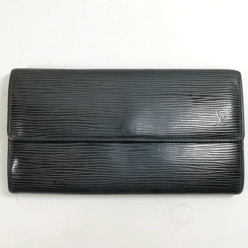 ルイヴィトン LOUIS VUITTON エピ 長財布 ネイビー M60320 楽天市場】ルイヴィトン エピ ポルトフォイユサラ 長財布