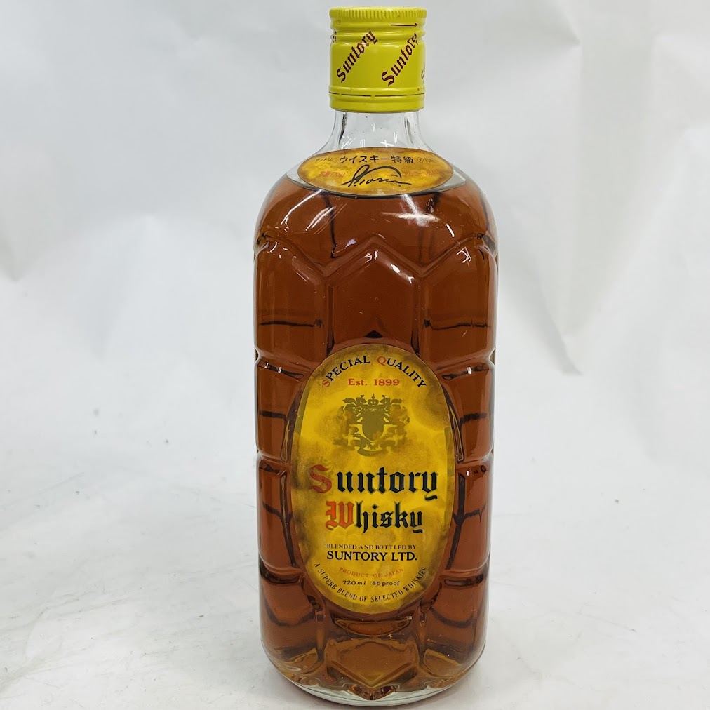 オールド ウイスキー 寿屋 720ml 43％ 角瓶 サントリーウイスキー 特級 楽天市場】【レトロ：特級表示、寿屋】サントリー 角瓶 43度 720ml