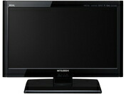 【動くこと突きとめる済】【中古】本体・遠隔操作のみ 三菱電機 19V型 液晶テレビ受像機 高品位テレビ REAL LCD-19LB3 黒いこと系
