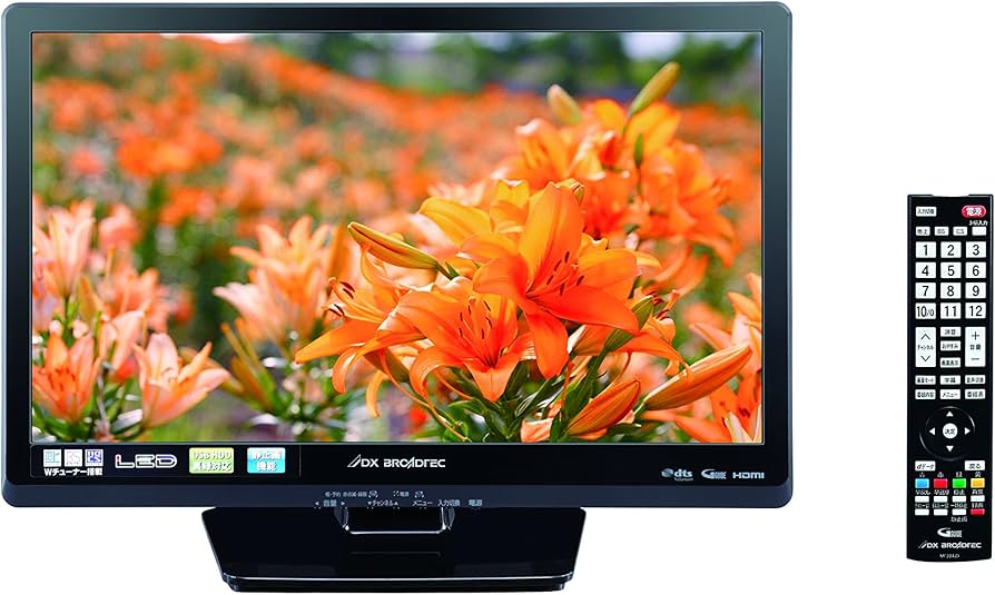 【動くこと突きとめる済】【中古】本体・遠隔操作のみ DX空中線 19V型 液晶テレビ受像機 高品位テレビ LVW19EU3 黒いこと系