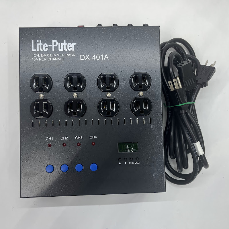 【動くこと品】 LITEPUTER ライトピューター ディマーパック DX-401A 定番高座用調光器