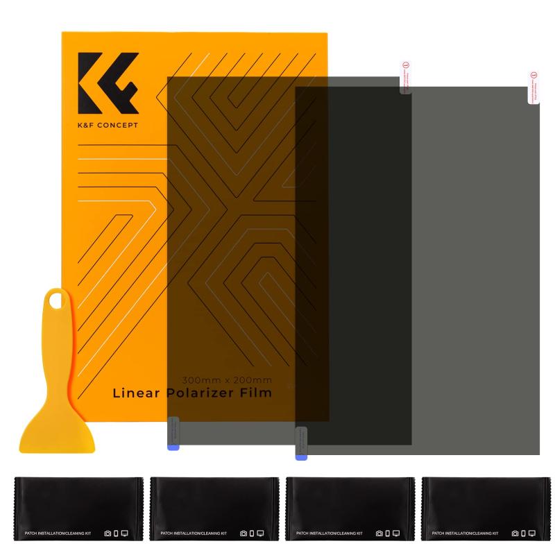 K&F Concept 偏光フィルムシート 200x300mm