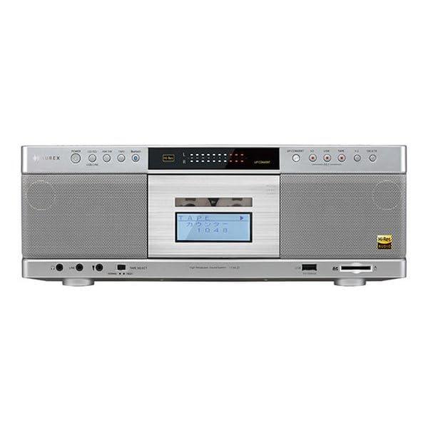 TOSHIBA ハイレゾ相当 SD/USB/CDラジオカセットレコーダー AUREX TY-AK21(S) シルバー