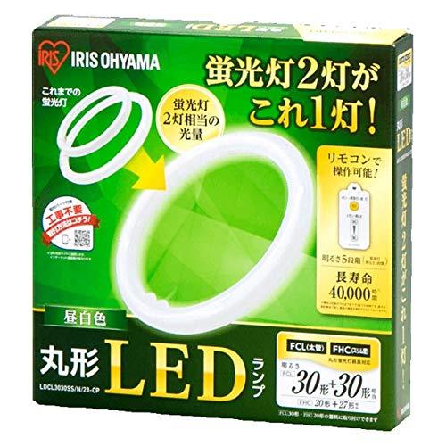 アイリスオーヤマ 丸形LEDランプ LDCL3030SS/N/23-CP 昼白色 7,397円