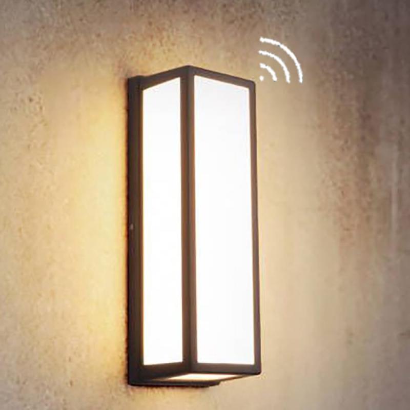 玄関灯 人感センサーライト ブラケットライト LED 玄関ライトセンサーライト明暗センサー 防水 防雨型 IP65 外灯 屋外 アウトドアライト ウォールランプ 門柱灯 壁掛け照明ライト 壁直付型