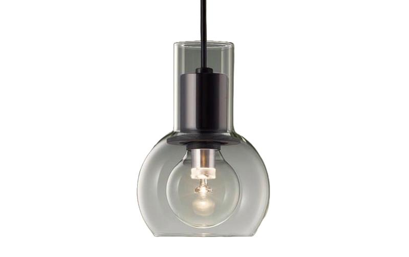 パナソニック (Panasonic) ペンダント LED電球3.4W1灯 配線ダクト取付型 ガラスセードタイプ LED電球交換型 電球色 ブラック/透明 直径143×高さ206mm LGB16813