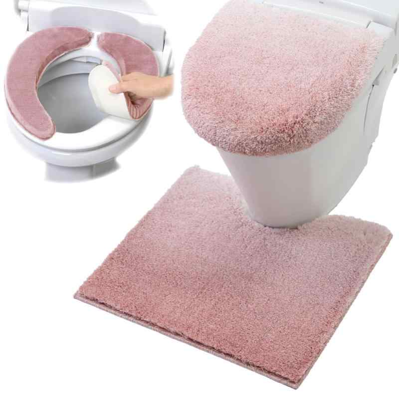ヨコズナクリエーション トイレタリー (トイレマット&フタカバー&便座カバー ３点セット)