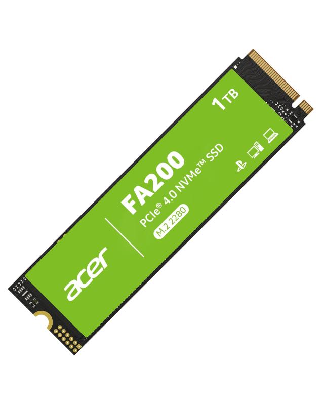 Acer M.2 SSD FA200 NVMe1.4 2280 PCIe Gen4×4 PS5/新型PS5動作確認済み
